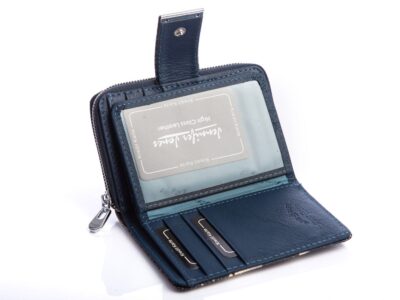 Damski portfel skórzany imitacja skóry węża Jennifer Jones - obrazek 5