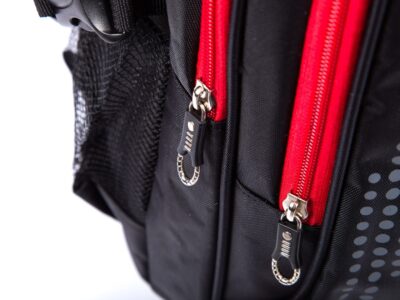 Duży Plecak Bag Street 3-komorowy czarno-czerwony - obrazek 3