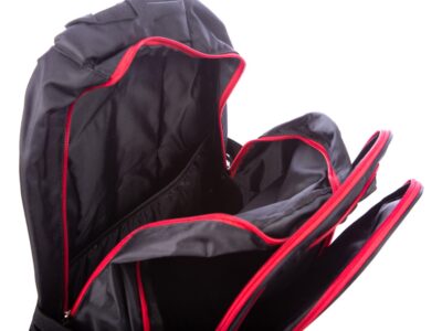 Duży Plecak Bag Street 3-komorowy czarno-czerwony - obrazek 10