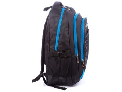 Duży Plecak Bag Street 3-komorowy czarno-niebieski - obrazek 4