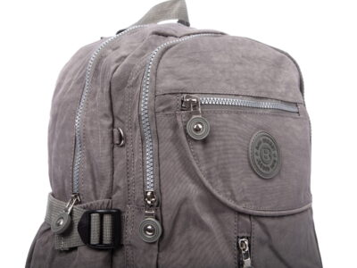 Lekki plecak turystyczny materiałowy szary Bag Street - obrazek 5