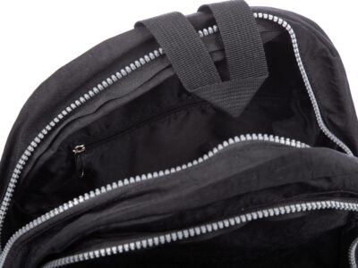 Lekki plecak turystyczny materiałowy czarny Bag Street - obrazek 5