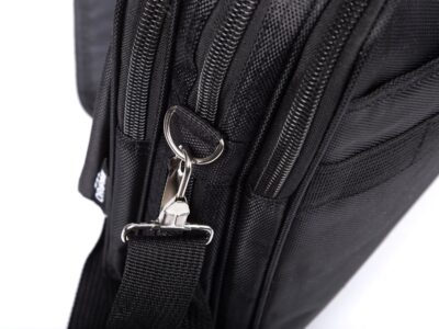 Duża torba na laptopa 15,6" męska czarna OR&MI - obrazek 4