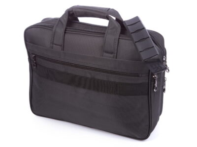 Torba męska do pracy z kieszenią na laptopa 15,6" A4 szara Coveri World - obrazek 6