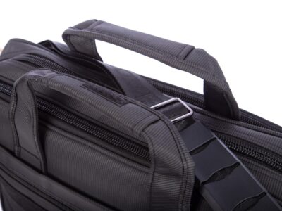 Torba męska do pracy z kieszenią na laptopa 15,6" A4 szara Coveri World - obrazek 7