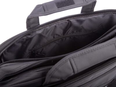 Torba męska do pracy z kieszenią na laptopa 15,6" A4 szara Coveri World - obrazek 11