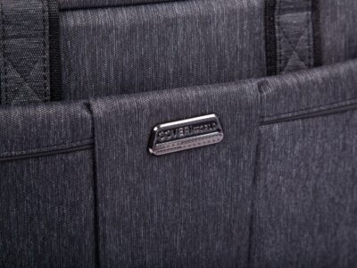 Torba męska z kieszenią na laptopa 15,6" szara Coveri World - obrazek 2