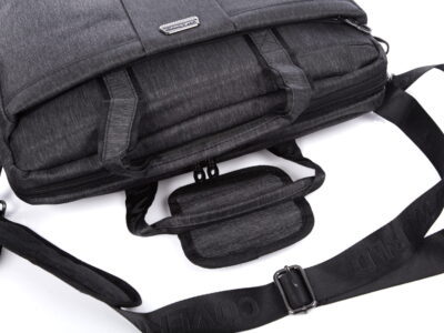 Torba męska z kieszenią na laptopa 15,6" szara Coveri World - obrazek 6