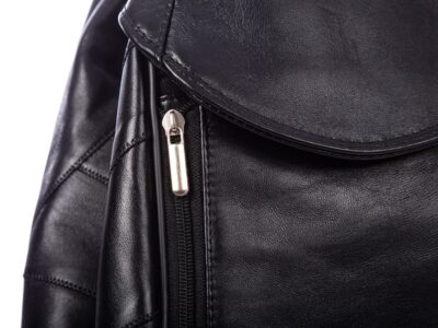 Plecak damski miejski skórzany na jedno ramię A4 czarny SERGEJ - obrazek 14