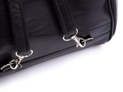 Plecak damski miejski skórzany na jedno ramię A4 czarny SERGEJ - obrazek 12