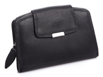 Średni portfel damski skórzany RFID Money Maker