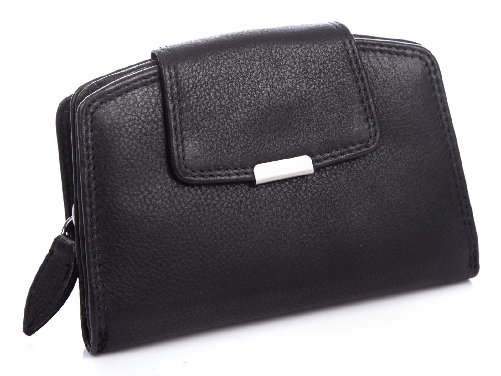 Średni portfel damski skórzany RFID Money Maker