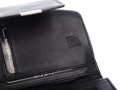 Średni skórzany portfel damski RFID czarny Money Maker - obrazek 7