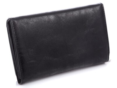 Portmonetka damska w kolorze czarnym eko skóra Jennifer Jones - obrazek 3