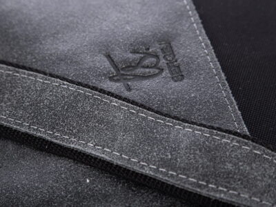 Torba męska A4 ze skórzaną klapą, szara SERGEJ - obrazek 7