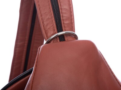 Miejski plecak damski skórzany brązowy SERGEJ - obrazek 5