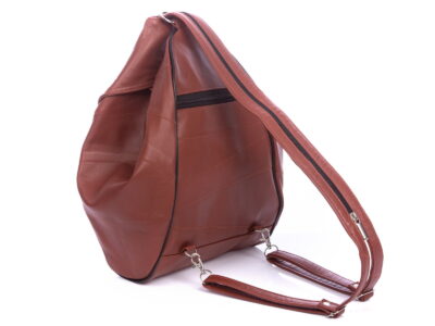 Miejski plecak damski skórzany brązowy SERGEJ - obrazek 6