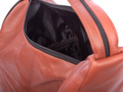 Miejski plecak damski skórzany brązowy SERGEJ - obrazek 12