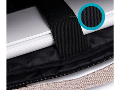 ZAGATTO Czarna damska torba na laptopa 15,6" cala - obrazek 5