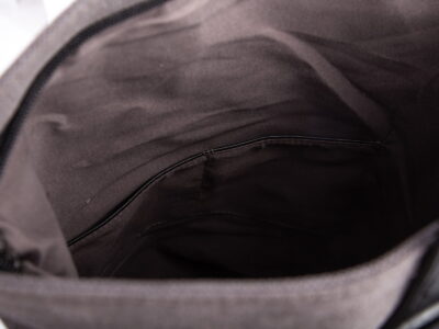 Plecak miejski elegancki płócienny A4 szary Jennifer Jones - obrazek 11