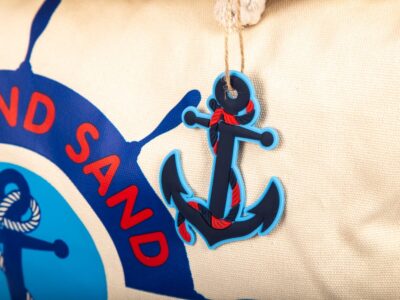 Torba na plażę pojemna beżowa Sun and Sand - obrazek 6