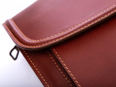 Teczka męska skórzana brązowa z półokrągłą klapą Gregorio - obrazek 12