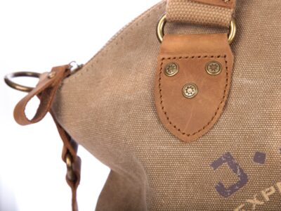 Torba damska średniej wielkości canvas + skóra naturalna, Harold's - obrazek 2
