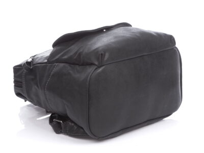 Miejski plecak damski ze skóry ekologicznej czarny Jennifer Jones - obrazek 7