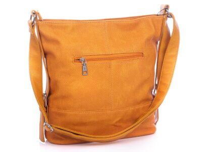 Żółta torebka damska na ramię z ćwiekami Jennifer Jones - obrazek 4