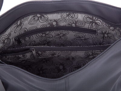 Czarna torebka damska na ramię z ćwiekami Jennifer Jones - obrazek 12