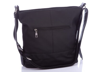 Czarna torebka damska na ramię z ćwiekami Jennifer Jones - obrazek 5