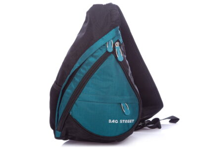 Turkusowy plecak rowerowy na jedno ramię Bag Street 4388