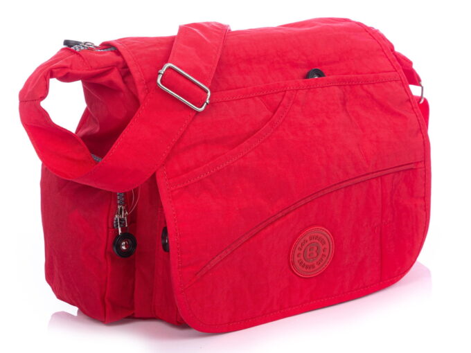 Czerwona lekka torebka z kreszu Bag Street