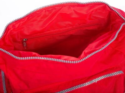 Torebka damska czerwona bardzo lekka wykonana z kreszu Bag Street - obrazek 6