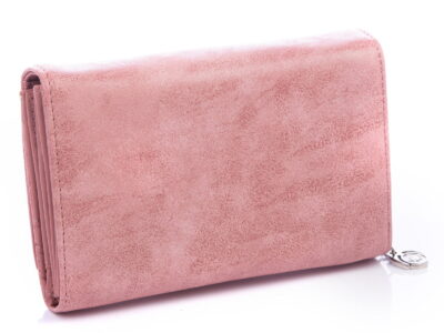 Portmonetka damska w kolorze jasnoróżowym eko skóra Jennifer Jones - obrazek 3