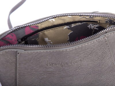 Mała szara torebka wieczorowa Jennifer Jones - obrazek 7