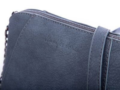 Mała niebieska torebka wieczorowa Jennifer Jones - obrazek 4