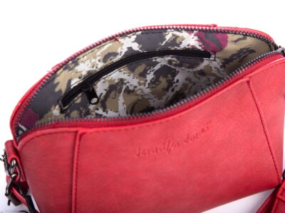 Mała czerwona torebka wieczorowa Jennifer Jones - obrazek 7