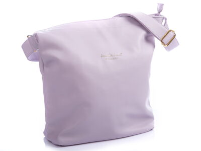Torebka damska na ramię fioletowa worek A4 Jennifer Jones - obrazek 2