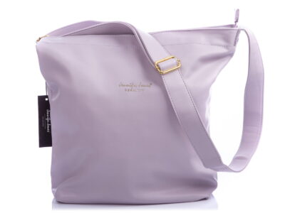 Fioletowa pastelowa torebka damska na ramię Jennifer Jones