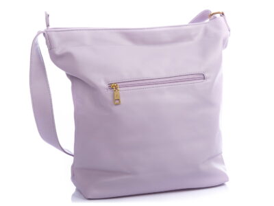 Torebka damska na ramię fioletowa worek A4 Jennifer Jones - obrazek 3