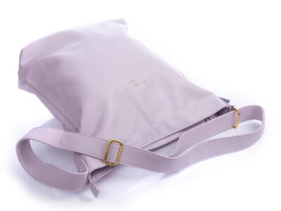 Torebka damska na ramię fioletowa worek A4 Jennifer Jones - obrazek 7