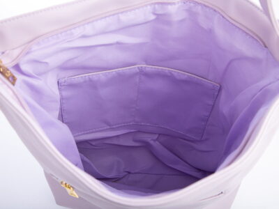 Torebka damska na ramię fioletowa worek A4 Jennifer Jones - obrazek 9