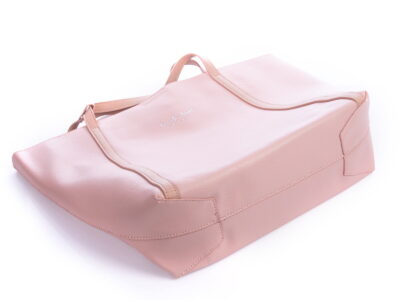 Pastelowa różowa shopperka damska z saszetką Jennifer Jones - obrazek 7