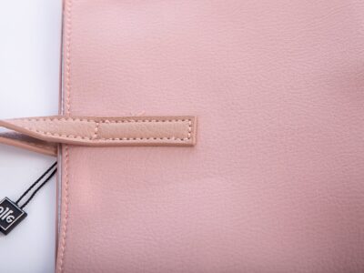 Pastelowa różowa shopperka damska z saszetką Jennifer Jones - obrazek 8