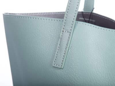 Seledynowa shopperka damska z saszetką Jennifer Jones - obrazek 5