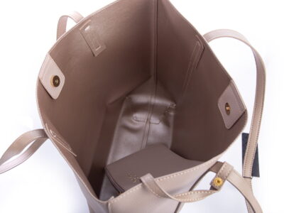 Shopperka damska w kolorze taupe z saszetką Jennifer Jones - obrazek 6