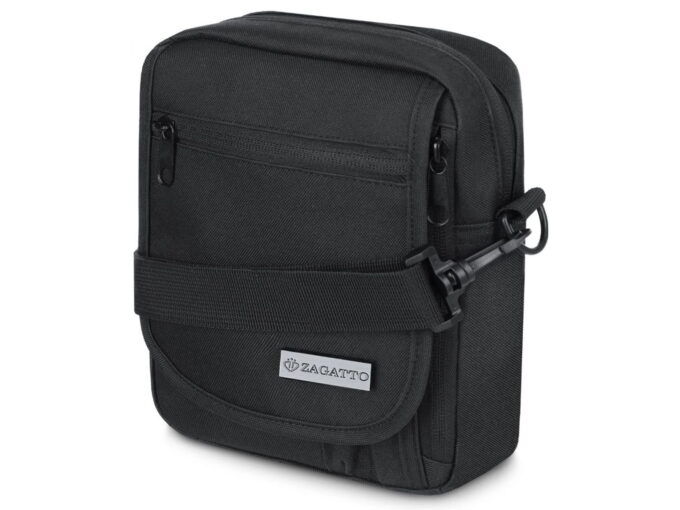 Mała saszetka męska na ramię z klapką Zagatto