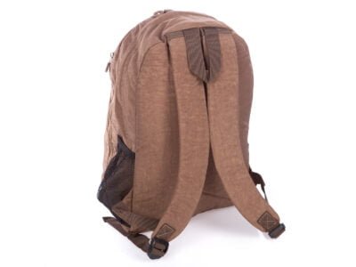 Duży materiałowy plecak turystyczny Bag Street brązowy - obrazek 4