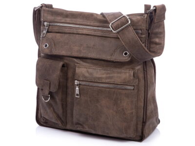 Brązowa poszerzana torba damska Jennifer Jones